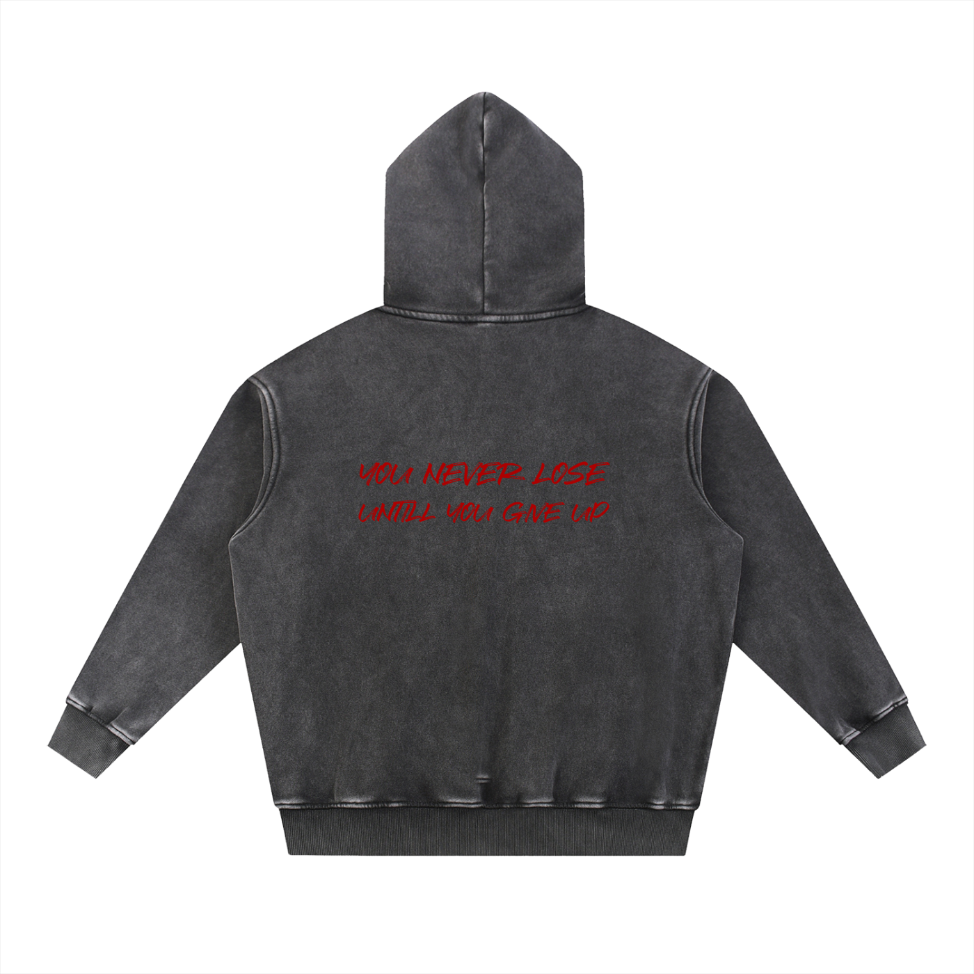 Snow Wash Fleece Oversize Hoodie